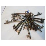 assorted skeleton keys many