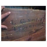 2 crates smith corona typewriters dovetail