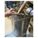 metal milk bucket pail