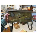 vintage house mailbox paper holder