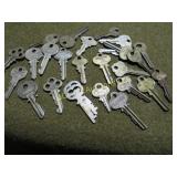 assorted keys ornate heads