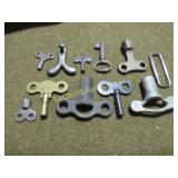 assorted clock keys
