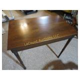 small wood side accent table