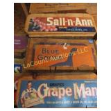 4 fruit crates good used condition