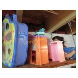 kids toys case play set American girl type doll