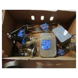 assorted lamp parts vintage