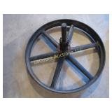 ols heavy cast wheel to repurpose