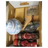 metal duck wood handle crumb catcher wood figures