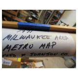 1971 milwaukee metro map huge