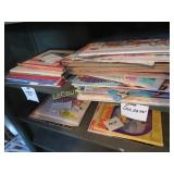 assorted LP records childrens polka Packers