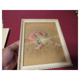 3-D framed baby picture