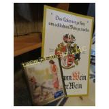 German sign & framed 1939 print