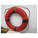 vintage life ring rescue coast guard