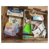 hankies baby items chicken clucker ceramic doll