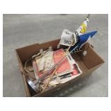 2 flags support troops many nail aprons