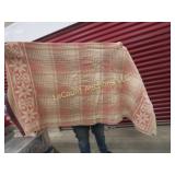 vintage family size camp blanket 70