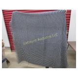 beautiful hand woven fringe blanket from Maine