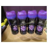 4 bottles Laundry beads Downy Unstopables 7.8 oz h