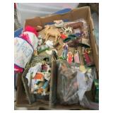 nativity manger and figures hot pad snoopy sock