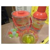 vintage summer ice bucket drink shaker bowls