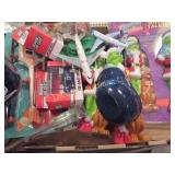 Grinch walkie talkies airplanes brewers helmets