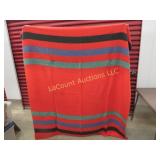 vintage striped blanket