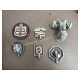 car hood emblems cadillac Buick Ram Pontiac