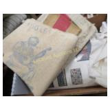 flour type sack craft kit rug fabrics