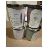 4 jar candles 2 Amari 2 Graphite Great Gifts