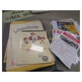 wanted posters misc ephemera crate labels