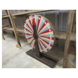 vintage number wheel carnival picnic