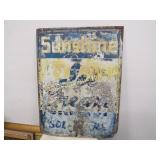 vintage Sunshine Ice Cream sign metal