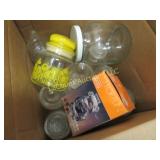 assorted candy containers dishes bear bank