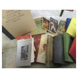 asorted vintage books