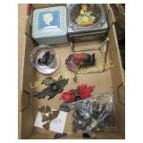 vintage tins cast candle holders turkey candle