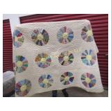 vintage quilt measurements in photos handmade