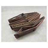 antique folding christmas tree fence