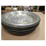 vintage pie tins plates assorted