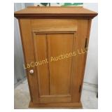 antique wood storage cabinet primitive w drawers