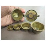 vintage weight cup set
