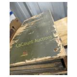 Victor safe file holder rack in wood box