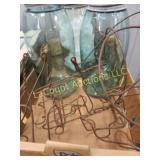 blue ball jars jar holders fish mold