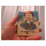 vintage advertising huge matchbook