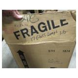 17 oil lamp chimneys