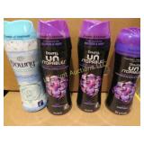 4 bottles Laundry beads Downy Unstopables 7.8 oz h