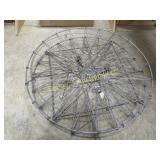 folding laundry hamper basket on wheels