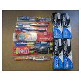 4 tubes charcoal toothpaste 9 new toothbrushes