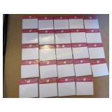 24 Wisconsin Badger post-it type sticky notes