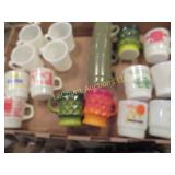 assorted fire king mugs