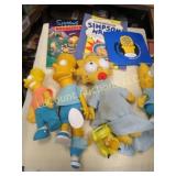 The Simpsons plush figures book Bart Maggie